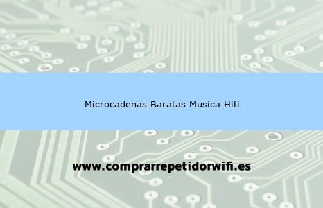 Mejores Microcadenas de Música Baratas